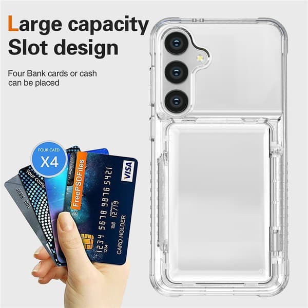 Skal Kortfack Kickstand Samsung Galaxy S26 Transparent