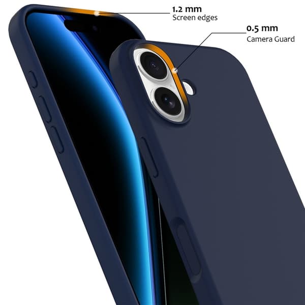 MagSafe Silikonskal iPhone 17 Mörkblå