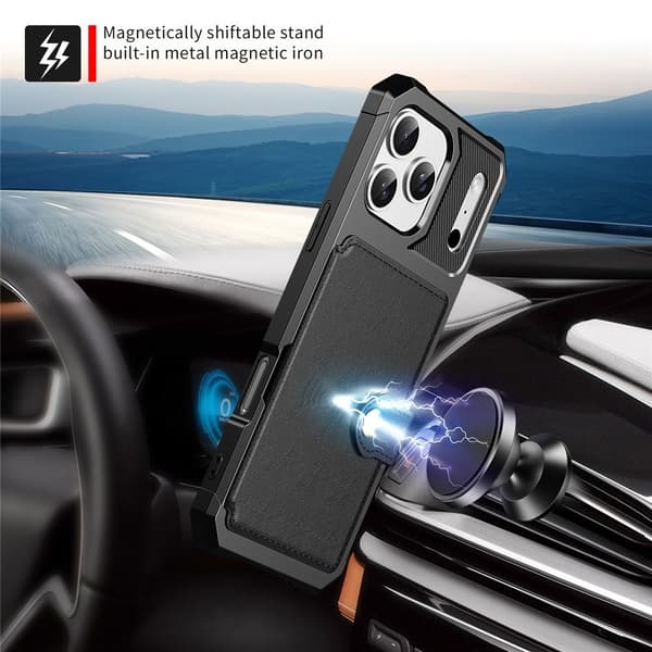 Multi-Slot Case iPhone 17 Pro Max Svart