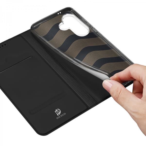 Dux Ducis Skin Pro Läderfodral Samsung Galaxy A37 Svart