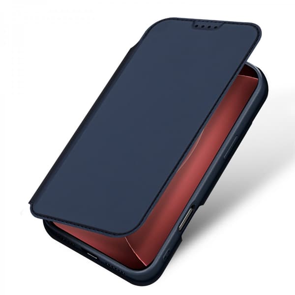 Dux Ducis Plånboksfodral till iPhone 18 Pro med kortfack och ställ Blå