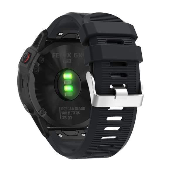 Silikonarmband Garmin Fenix 7X Pro Svart