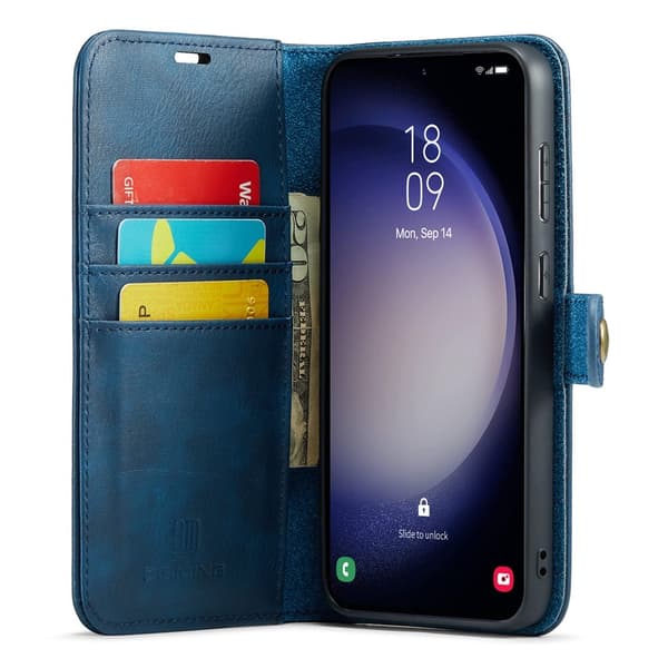 DG.MING 2-i-1 Magnetiskt Plånboksfodral Samsung Galaxy S26 Plus Blå