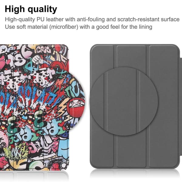Apple iPad 11 11th Gen (2025) Fodral Tri-fold Graffiti