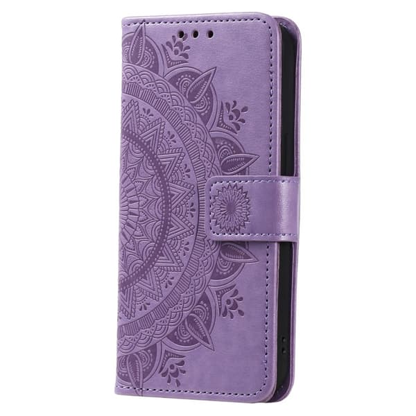 Läderfodral Mandala Samsung Galaxy A26 Lila