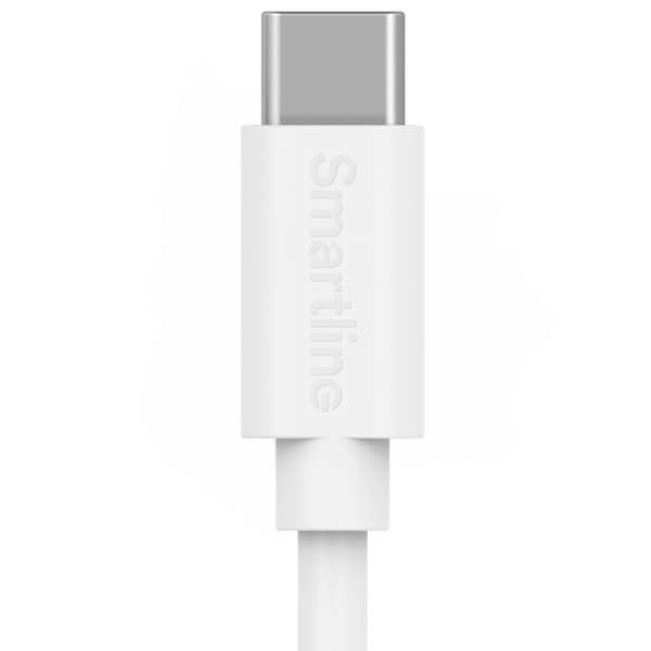 Smartline Lång USB-kabel iPhone 8 2m Lightning Vit