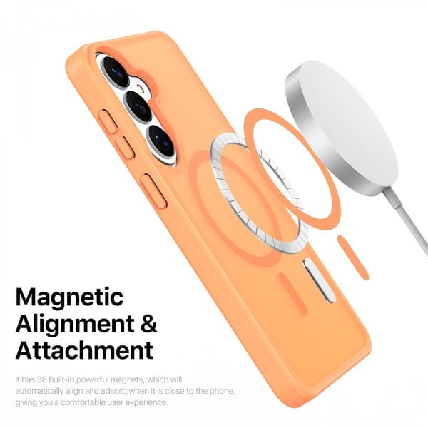 Dux Ducis Yind Series Case MagSafe Samsung Galaxy S26 Plus Orange