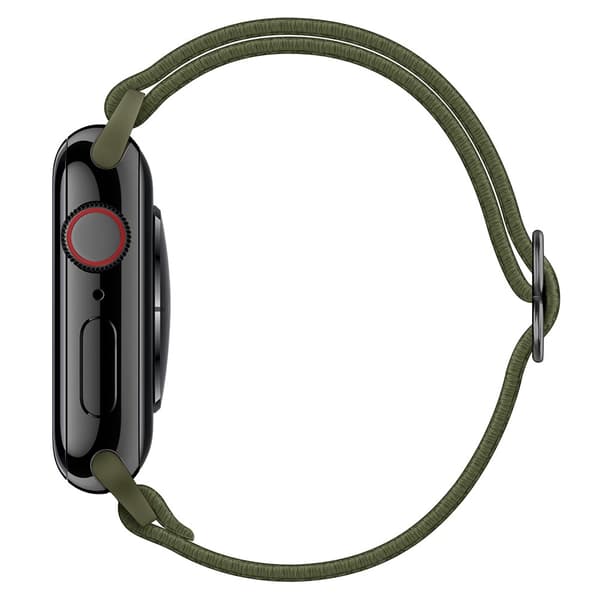 Elastiskt Nylonarmband Apple Watch Series 11 46mm Grön