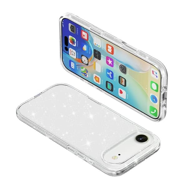 iPhone Air Skal Glitter Transparent