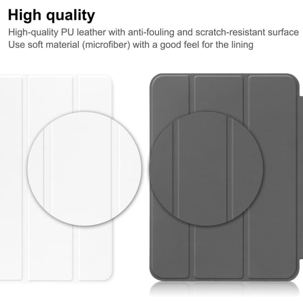 Apple iPad 11 11th Gen (2025) Fodral Tri-fold Vit