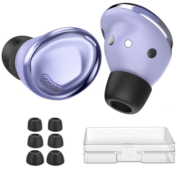 Ahastyle Galaxy Buds 2 Pro Ear Tips (3-pack) Memory Foam Svart