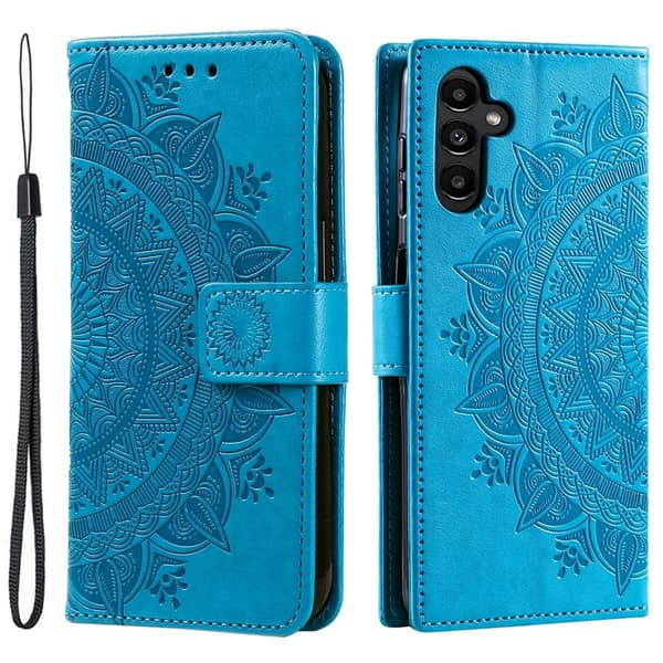 Läderfodral Mandala Samsung Galaxy A17 Blå