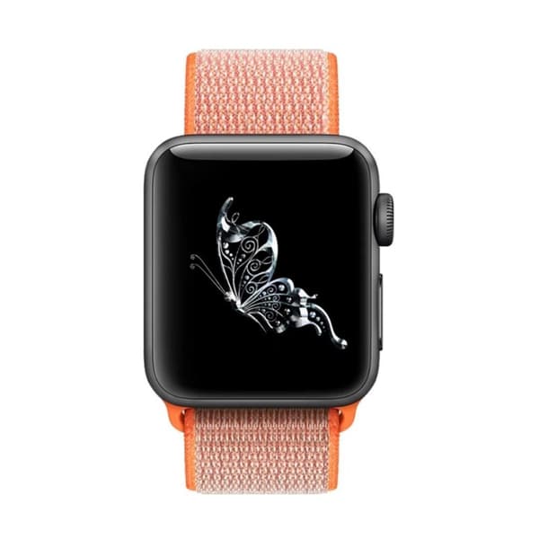 Nylonarmband Apple Watch Series 11 42mm Orange