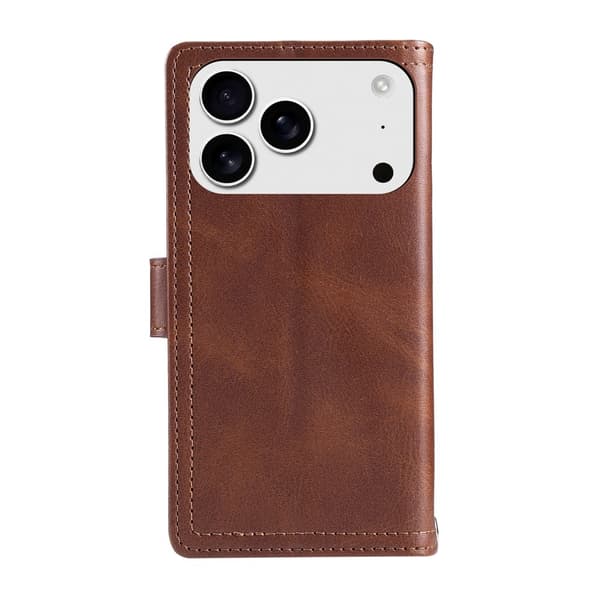 Plånboksfodral Multi-Slot iPhone 17 Pro Brun