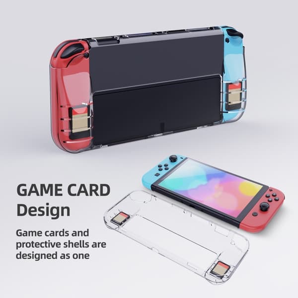 Skal Nintendo Switch OLED TPU Transparent