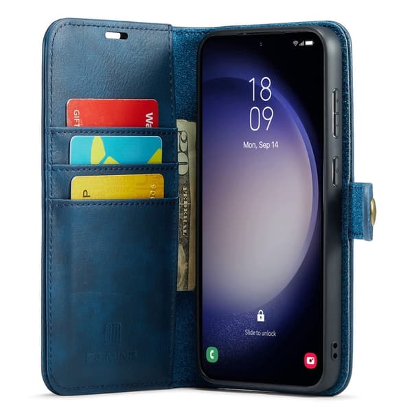 DG.MING 2-in-1 Magnet Wallet Samsung Galaxy A36 Blue