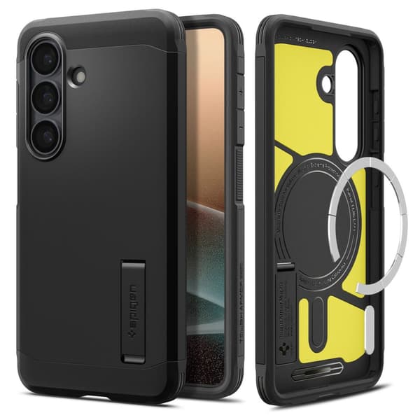 Spigen Samsung Galaxy S26 Case Rugged Armor MagSafe Black