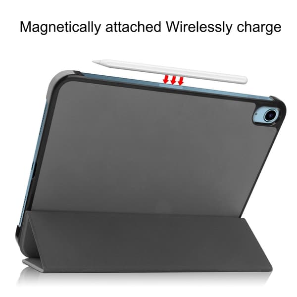 Apple iPad 11 11th Gen (2025) Fodral Tri-fold Grå