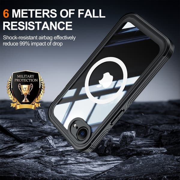 Ultra Full Protection MagSafe Case iPhone 16e Black