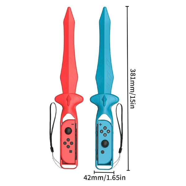 Nintendo Switch Joy-Con Svärd Blå/Röd