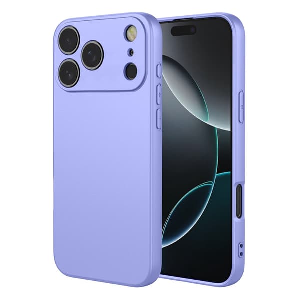 Silikonskal till iPhone 18 Pro Max Lila
