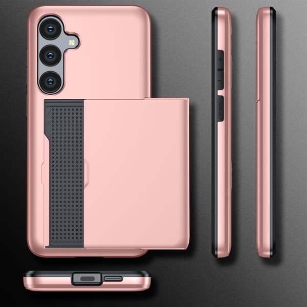 Samsung Galaxy A36 Skal Kortfack Roséguld