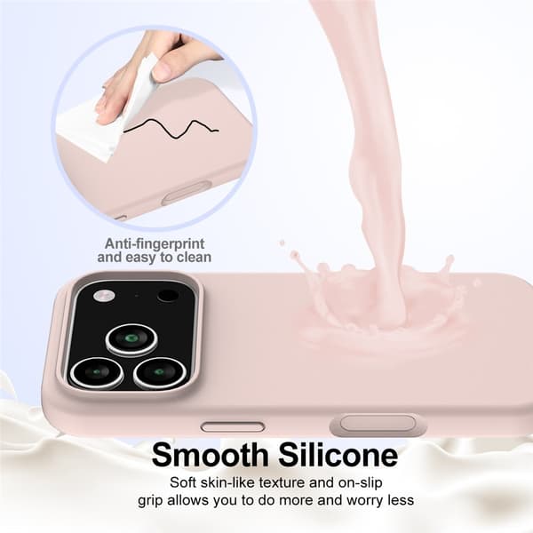 MagSafe Silikonskal iPhone 17 Pro Rosa
