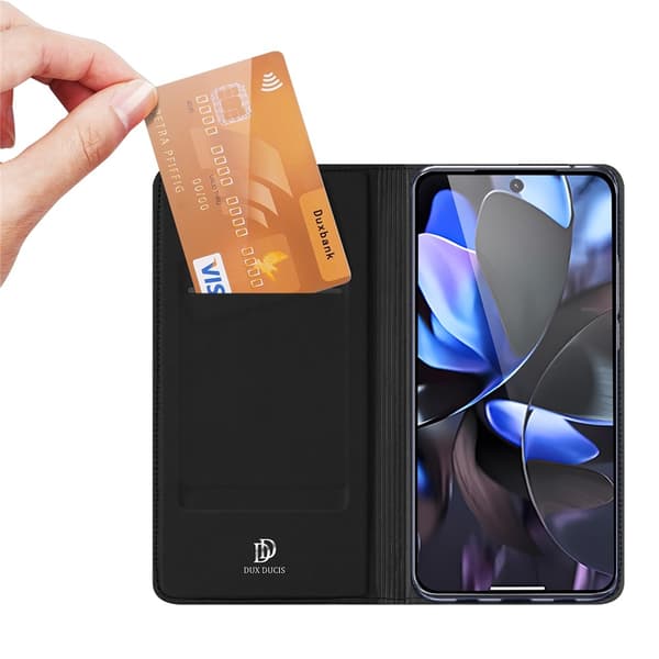 Dux Ducis Skin Pro Läderfodral Google Pixel 10 Svart