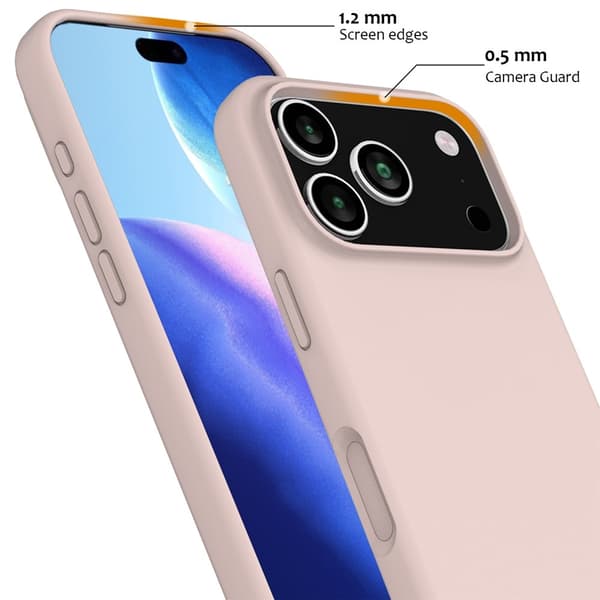MagSafe Silikonskal iPhone 17 Pro Max Rosa