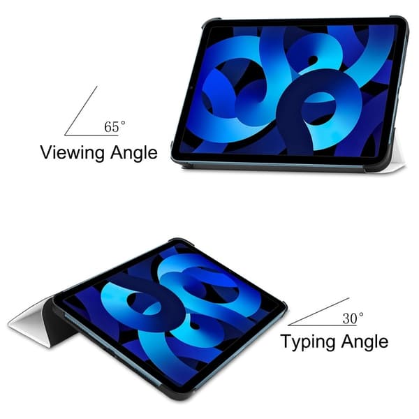 Apple iPad 11 11th Gen (2025) Fodral Tri-fold Vit