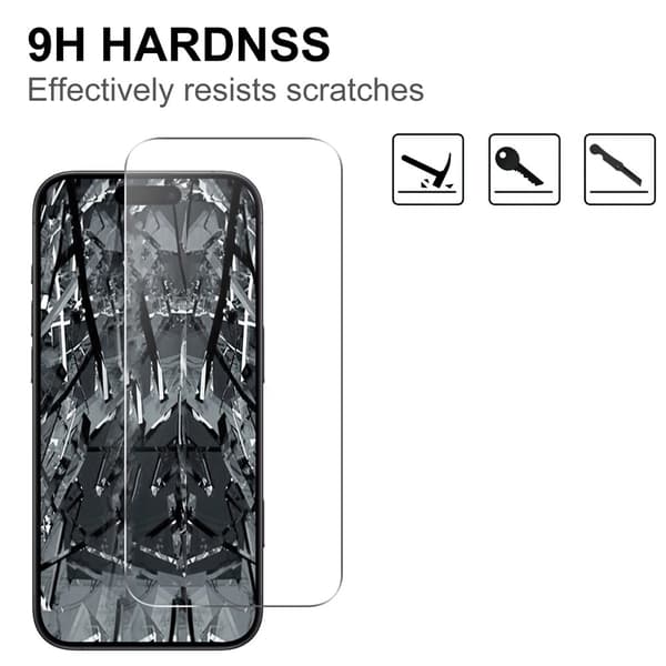 Härdat Glas Skärmskydd & Linsskydd iPhone 17 Pro