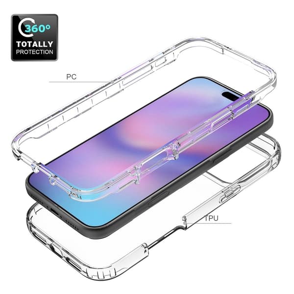Allround Cover Skal iPhone 17 Pro Max Genomskinlig