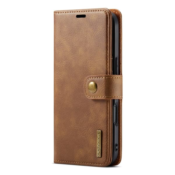 DG.MING 2-in-1 Magnet Wallet iPhone Air Cognac
