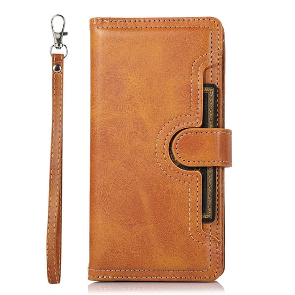 Plånboksfodral Multi-Slot iPhone 17 Cognac