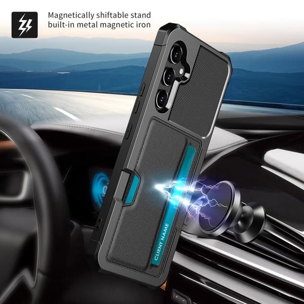 Armor Card Case Galaxy S24 Plus Svart