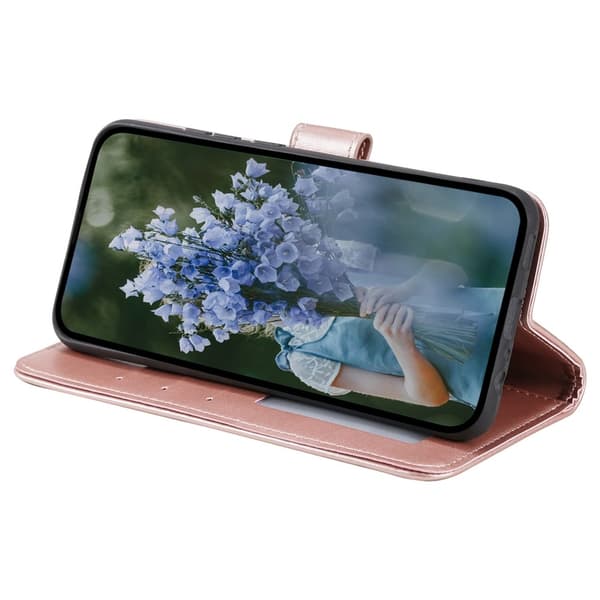Läderfodral Mandala Samsung Galaxy A17 Roséguld
