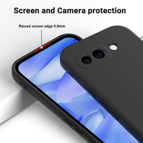 Silikonskal Google Pixel 10a Svart