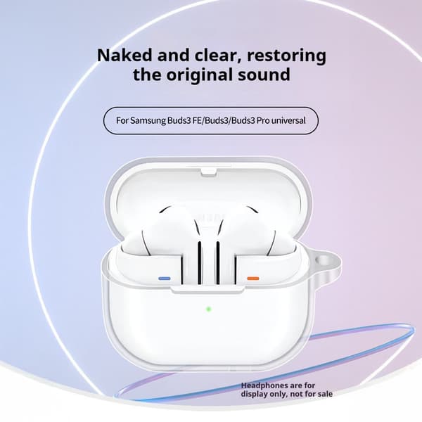 Skal Samsung Galaxy Buds 3 TPU Transparent