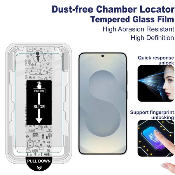 Imak Samsung Galaxy S26 Screen Protector Easy Slide H Series