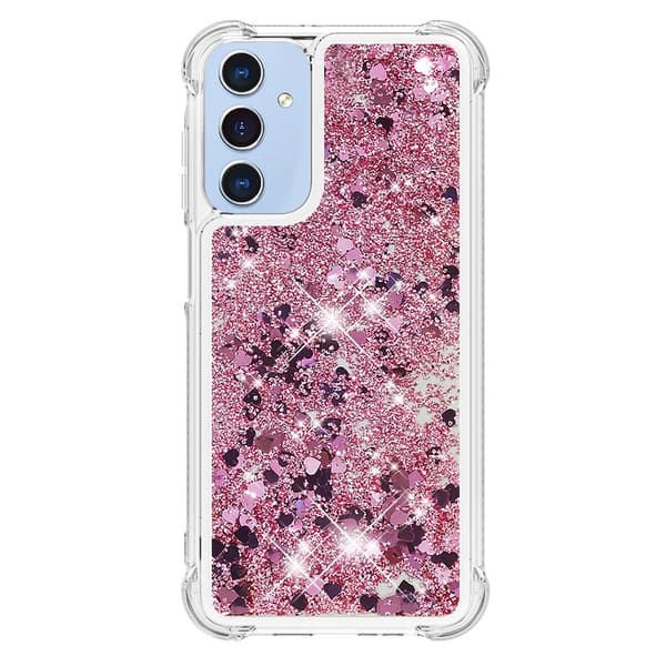 Glitter Bling TPU Case Samsung Galaxy A17 Roséguld