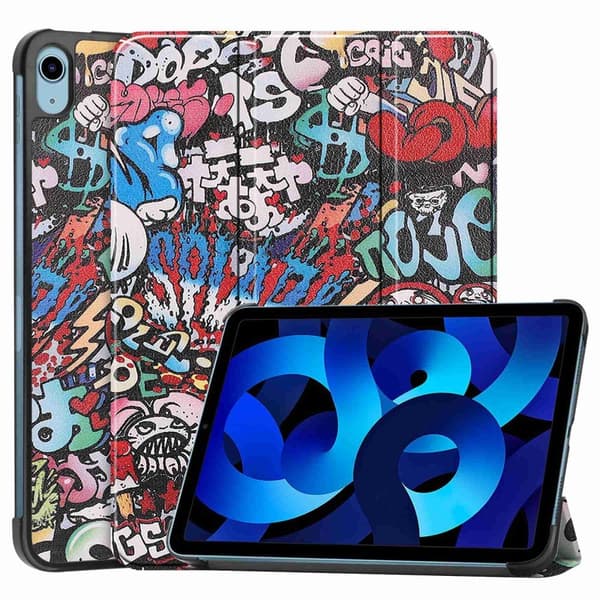 Apple iPad 11 11th Gen (2025) Fodral Tri-fold Graffiti