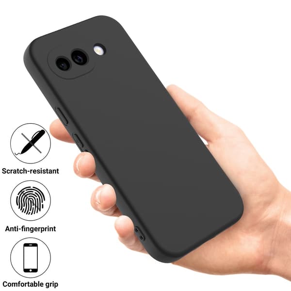 Silikonskal Google Pixel 10a Svart