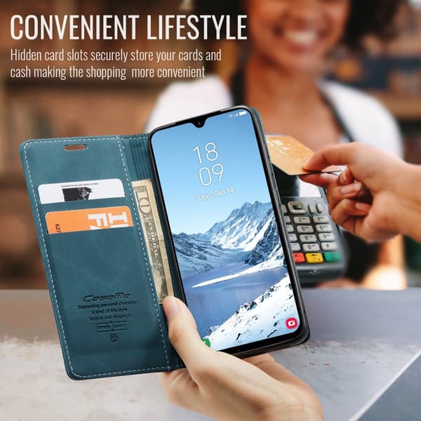 CaseMe Slim Plånboksfodral Samsung Galaxy A57 Blå