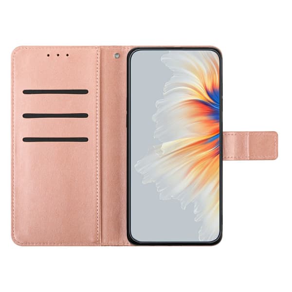 Plånboksfodral Mandala till iPhone 18 Pro med ställ Roséguld