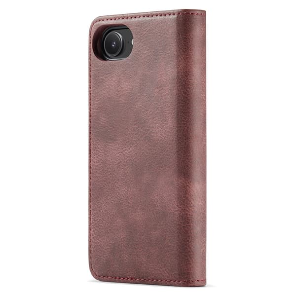DG.MING 2-in-1 Magnet Wallet iPhone 16e Red