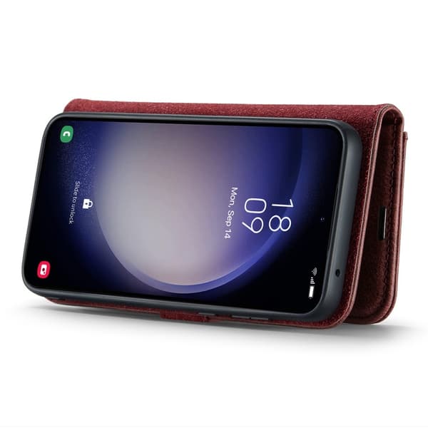 DG.MING 2-in-1 Magnet Wallet Samsung Galaxy A36 Red