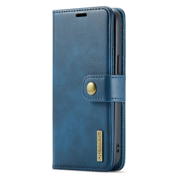 DG.MING 2-in-1 Magnet Wallet iPhone 16e Blue