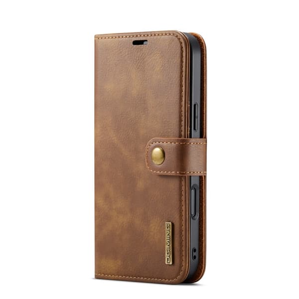 DG.MING 2-in-1 Magnet Wallet iPhone 17 Pro Max Cognac