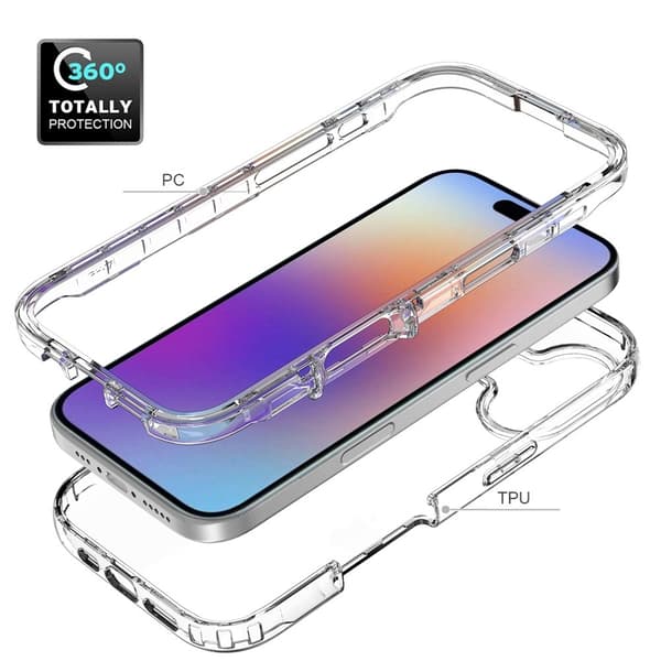 Allround Cover Skal iPhone 17 Genomskinlig