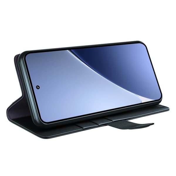Äkta Läderfodral Xiaomi 15 Pro Svart